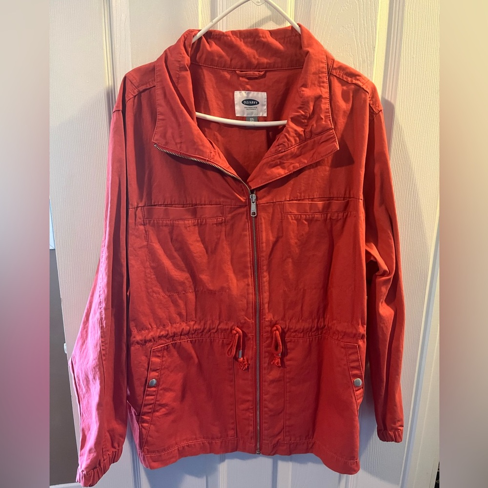 Old Navy Utility Jacket - Pink/Coral Women’s XXL